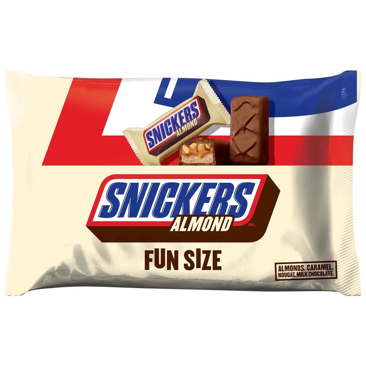 SNICKERS Almond Fun Size Chocolate Candy Bars 10.23-Ounce Bag (Pack of 6)