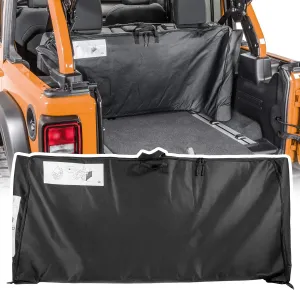 Soft Top Window Storage Bag for 2018-2024 Jeep Wrangler JL JLU Sports Sahara Freedom Rubicon Unlimited & Gladiator JT 2-Door & 4-Door Replace 68358392AC