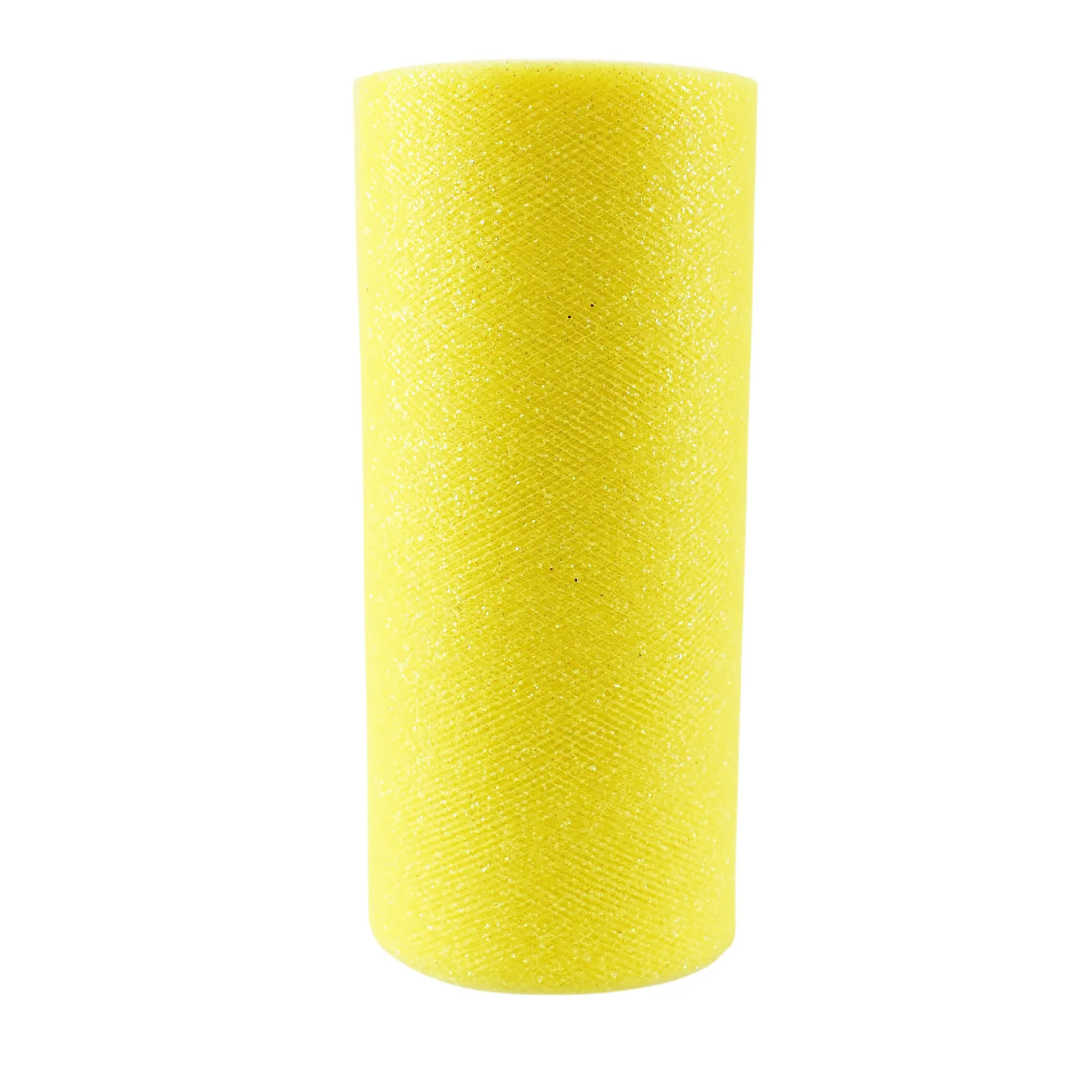 Sparkling Glitter Tulle Fabric Roll, 25-Yard x 6-Inch