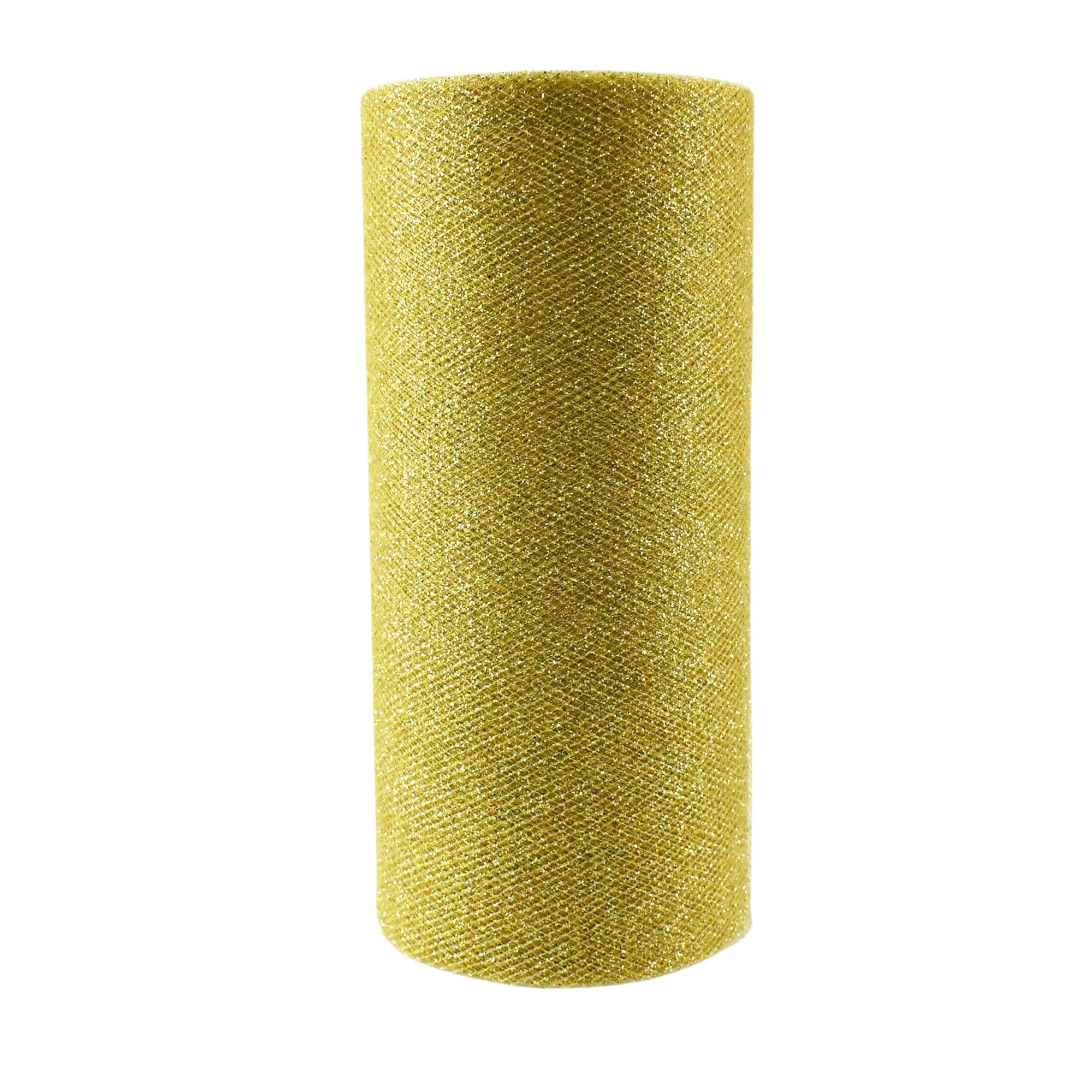 Sparkling Glitter Tulle Fabric Roll, 25-Yard x 6-Inch