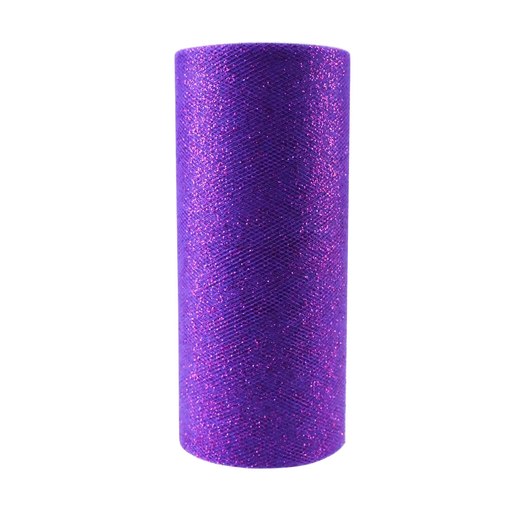 Sparkling Glitter Tulle Fabric Roll, 25-Yard x 6-Inch