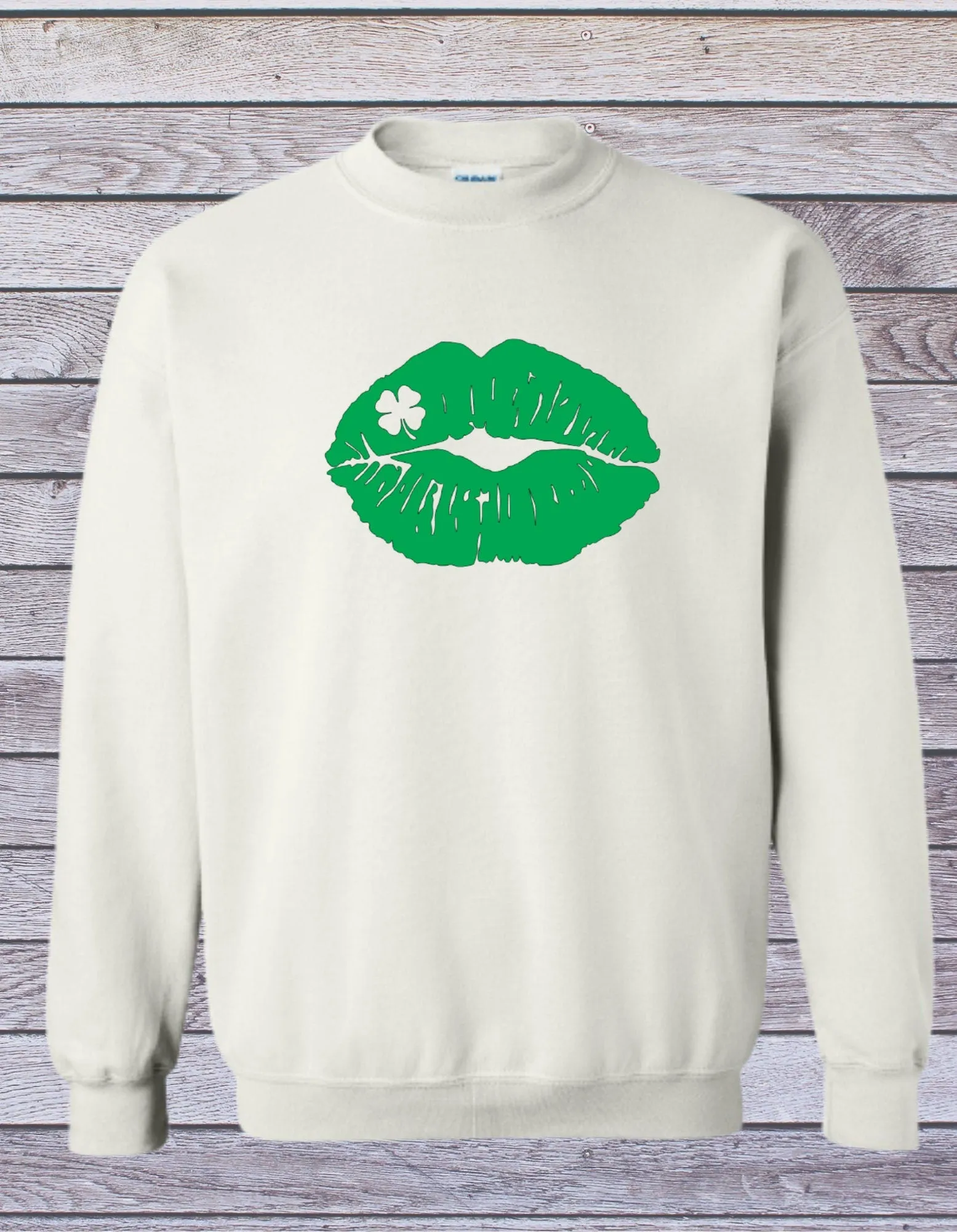 St. Patrick's Day Paddy Lips Shamrock clover t-shirt hoodie sweatshirt Irish Paddy's Day Cute Personalised gift custom shirt most popular