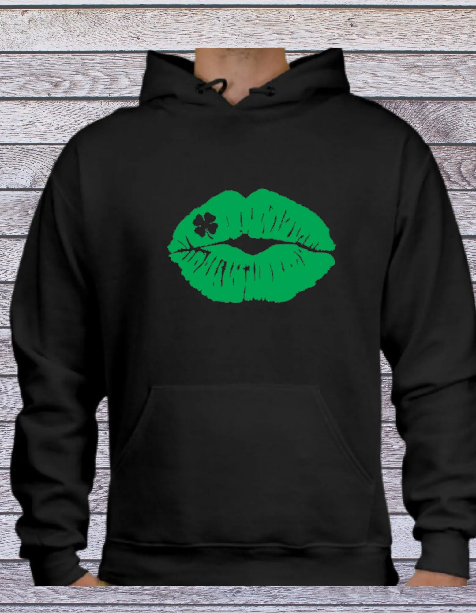 St. Patrick's Day Paddy Lips Shamrock clover t-shirt hoodie sweatshirt Irish Paddy's Day Cute Personalised gift custom shirt most popular