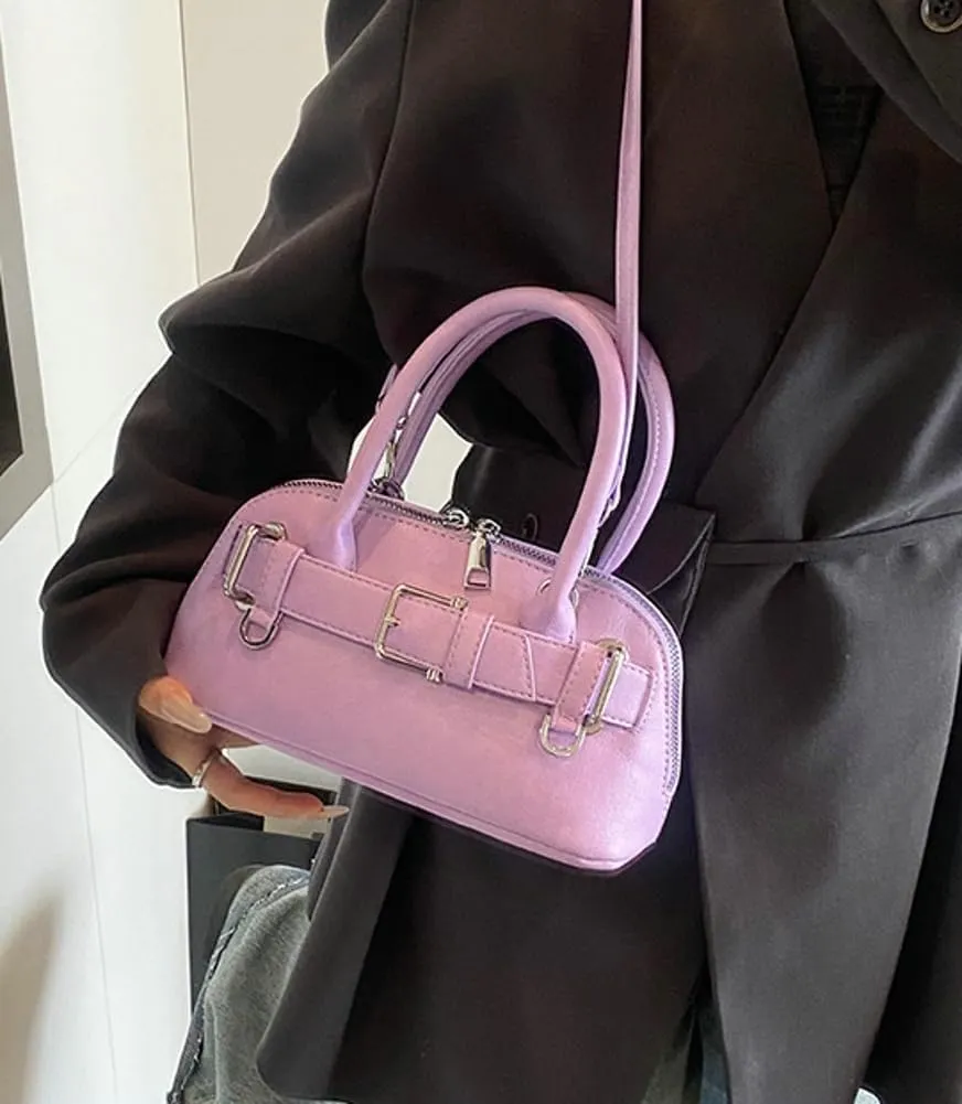 Stylish Unique Shell Handbag Work Outdoor Cross Body Bag for Travel PU Leather Shoulder Bags for Women Trendy 2025
