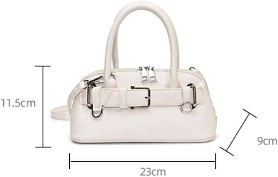 Stylish Unique Shell Handbag Work Outdoor Cross Body Bag for Travel PU Leather Shoulder Bags for Women Trendy 2025