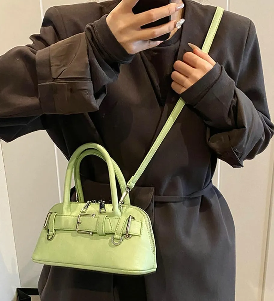 Stylish Unique Shell Handbag Work Outdoor Cross Body Bag for Travel PU Leather Shoulder Bags for Women Trendy 2025