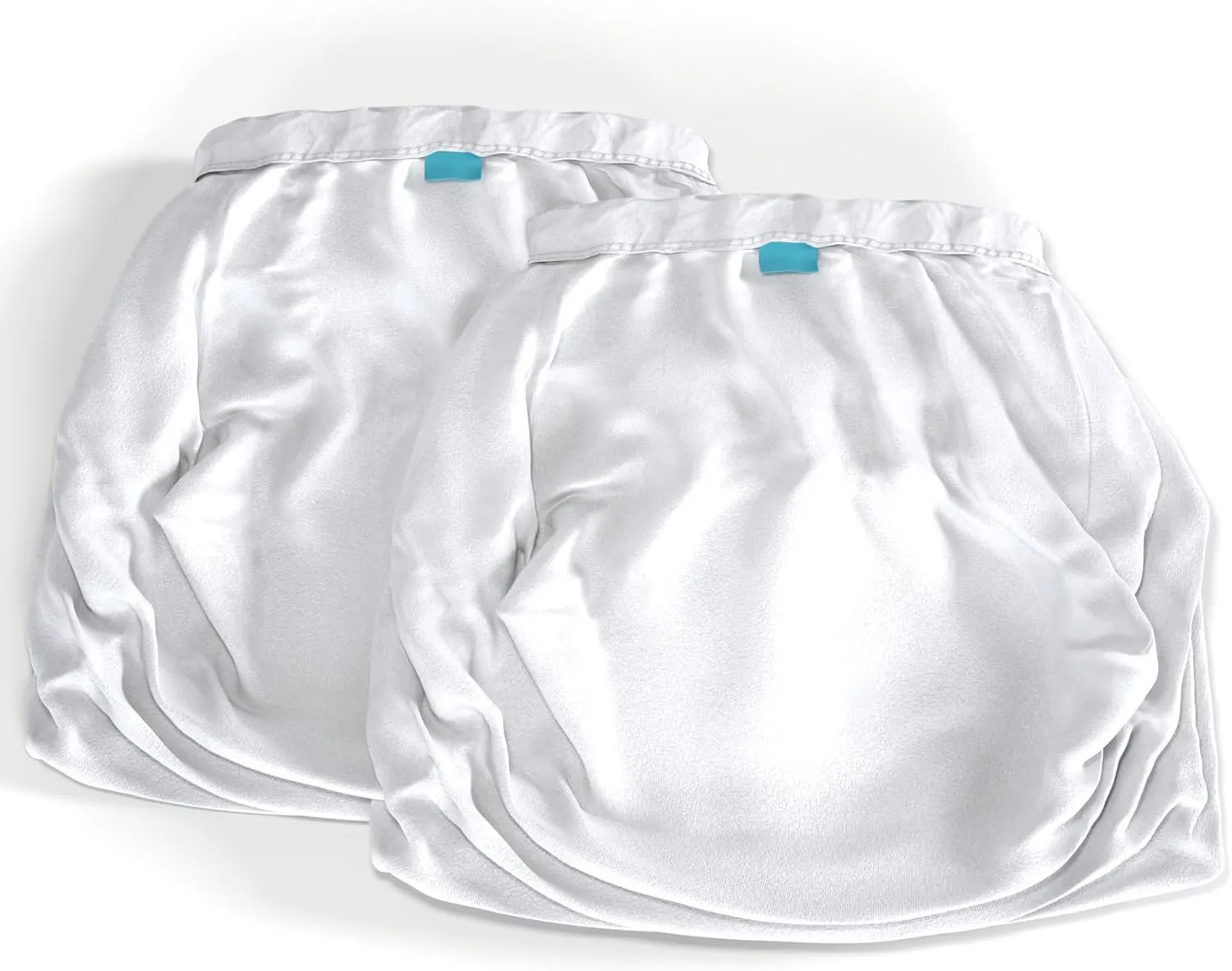 Think Crucial Replacement Pool Bags - Compatible with Aquabot Part # 8111 & 8101 - Aquabot Washable & Reusable Pool Filter Bag - Home or Commercial Pool Use - 7.9" x 7.9" x 1.1" - Durable (2 Pack)