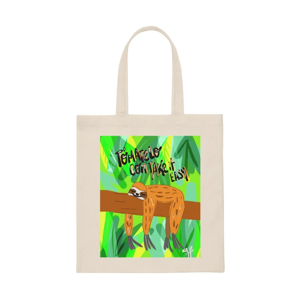 TOMATELO CON TAKE IT EASY Canvas Tote Bag