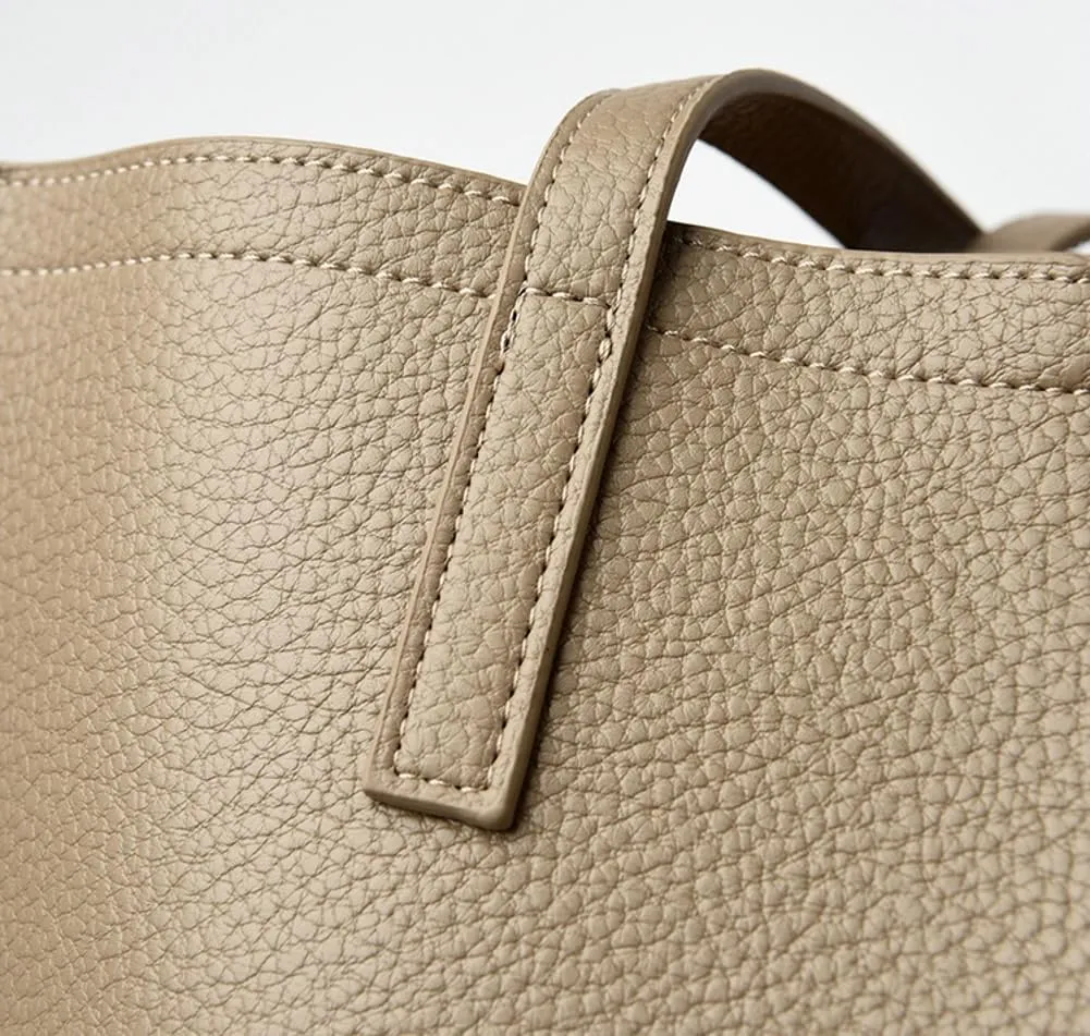 Tote Bag for Women Soft PU Leather 2025 Large Shoulder Bags Casual Work Purses and Handbags with Multi Compartments