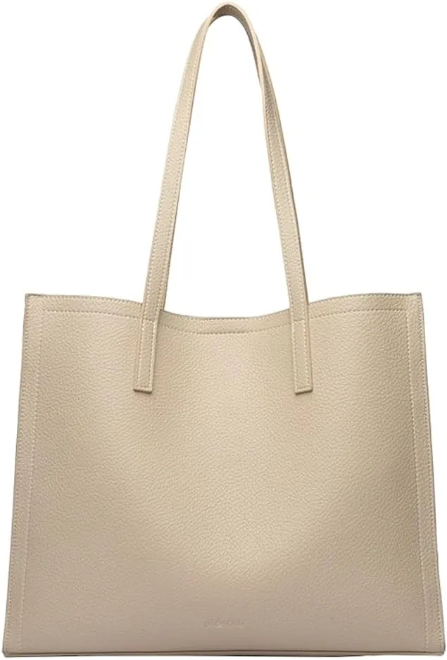 Tote Bag for Women Soft PU Leather 2025 Large Shoulder Bags Casual Work Purses and Handbags with Multi Compartments