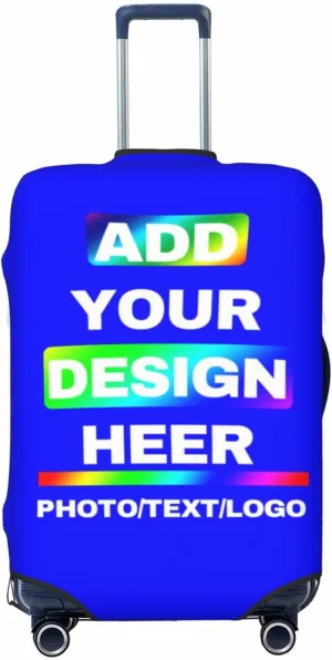 Travel Suitcase Cover Design Your Name Photo Text LOGO Customized Washable Travel Suitcase Cover Personalized Suitcase Covers For Luggage