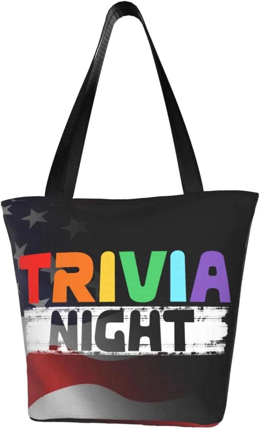 Trivia Night Host Fashion Shoulder Bag Large Capacity For Man Or Woman
