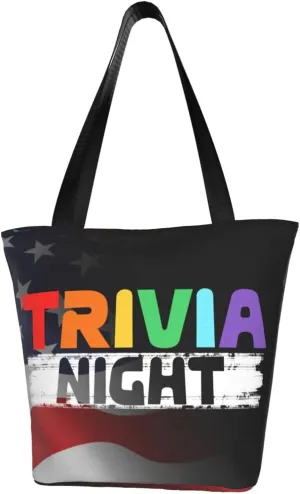 Trivia Night Host Fashion Shoulder Bag Large Capacity For Man Or Woman