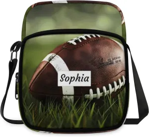 TropicalLife Personalized Crossbody Bag for Women Men Custom Name Messenger Bags