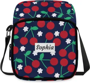 TropicalLife Personalized Crossbody Bag for Women Men Custom Name Messenger Bags