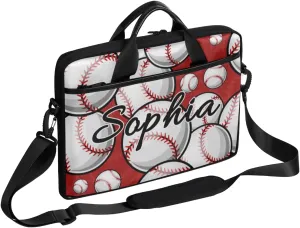 TropicalLife Personalized Laptop Bag 15 Inch Custom Sleeve Case with Handle Shoulder Strap Computer Messenger Bag
