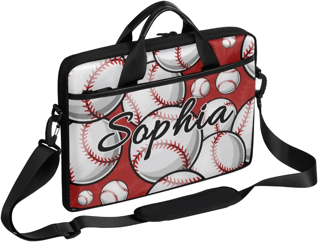 TropicalLife Personalized Laptop Bag 15 Inch Custom Sleeve Case with Handle Shoulder Strap Computer Messenger Bag