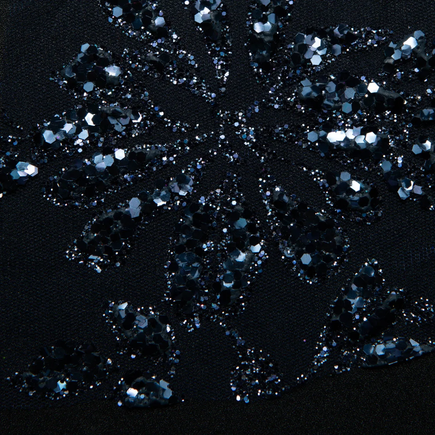Tulle Lace Fabric with Glitter and Floral Design 58" Wide | Exquisite Fabric