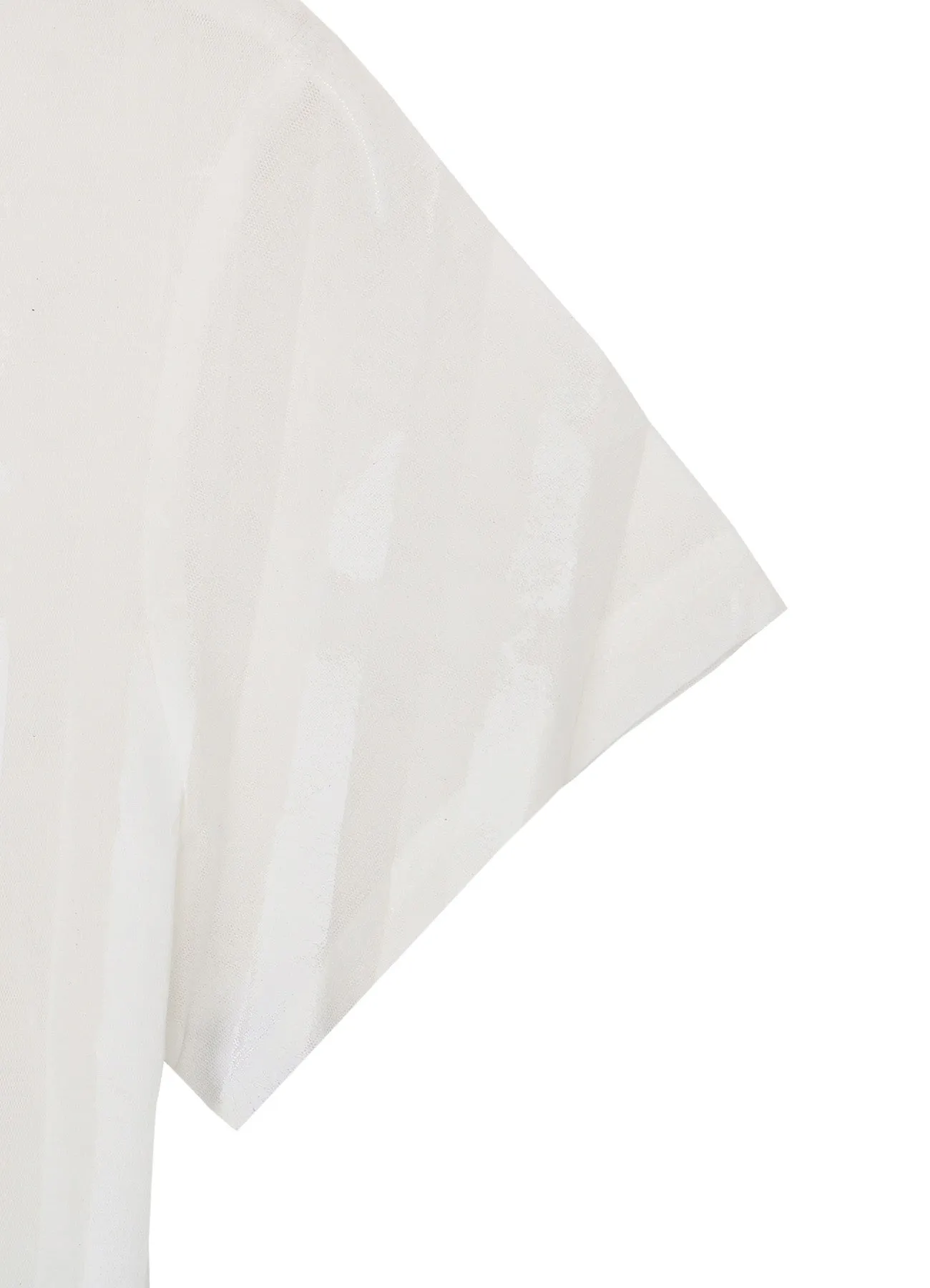 TULLE PLEATS CLASSIC SHORT SLEEVE T