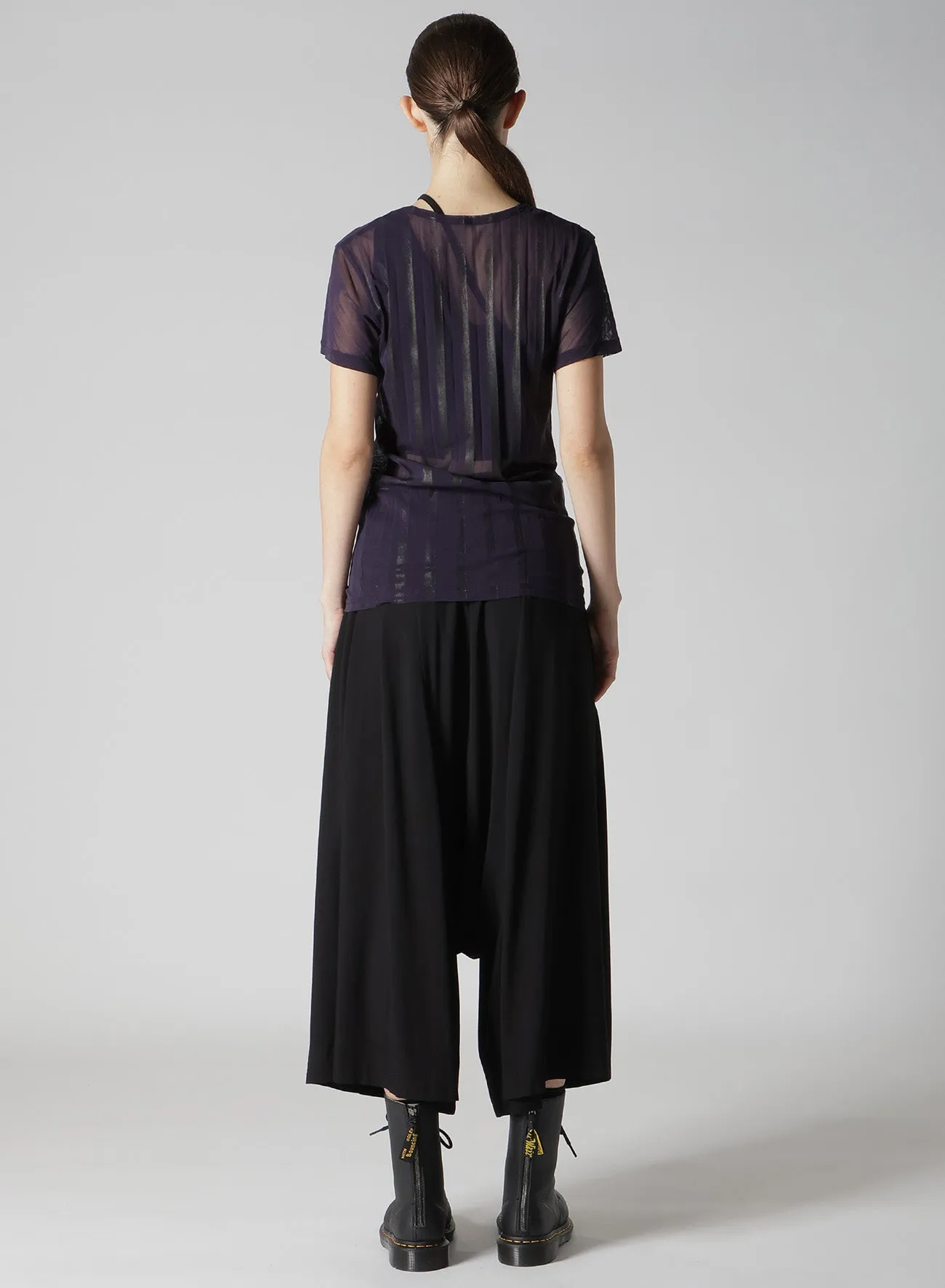 TULLE PLEATS CLASSIC SHORT SLEEVE T