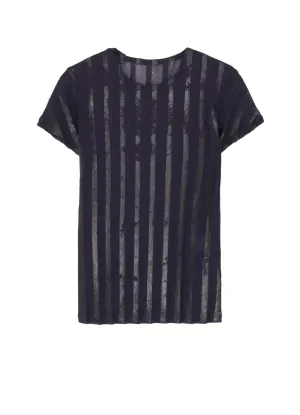 TULLE PLEATS CLASSIC SHORT SLEEVE T