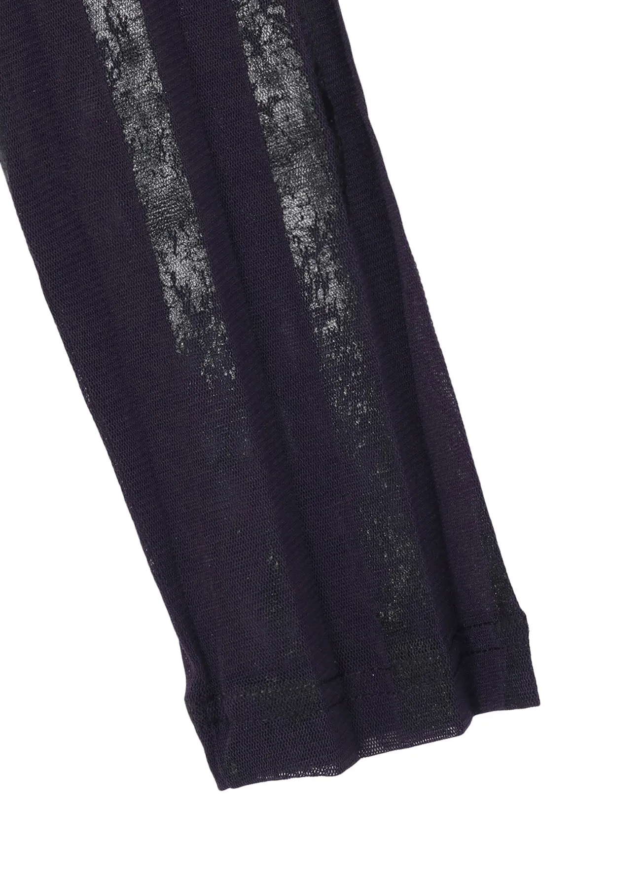 TULLE PLEATS LONG SLEEVE HIGH NECK T