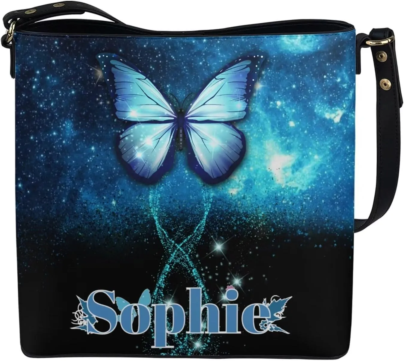 Tuoxiukan Personalized Photo Tote Bags for Women Custom Handbags Shoulder Cross-body Bags Bucket Bags Gifts for Her