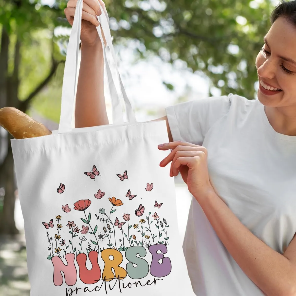 Turtle Gifts Shark Gifts Tote Bag, Hedgehog Horse Gifts for Women Girls, Animals Reusable Grocery Bag Shopping Bag