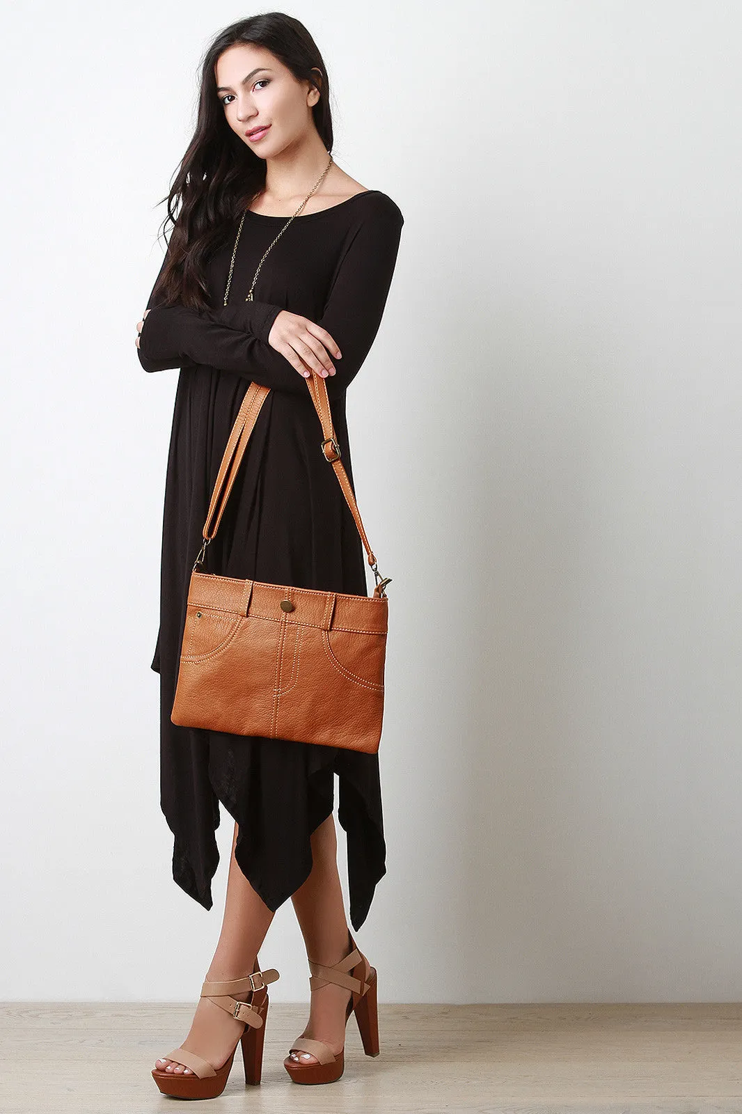 Unique Bag Creative Clutch Leather Vegan Skirt