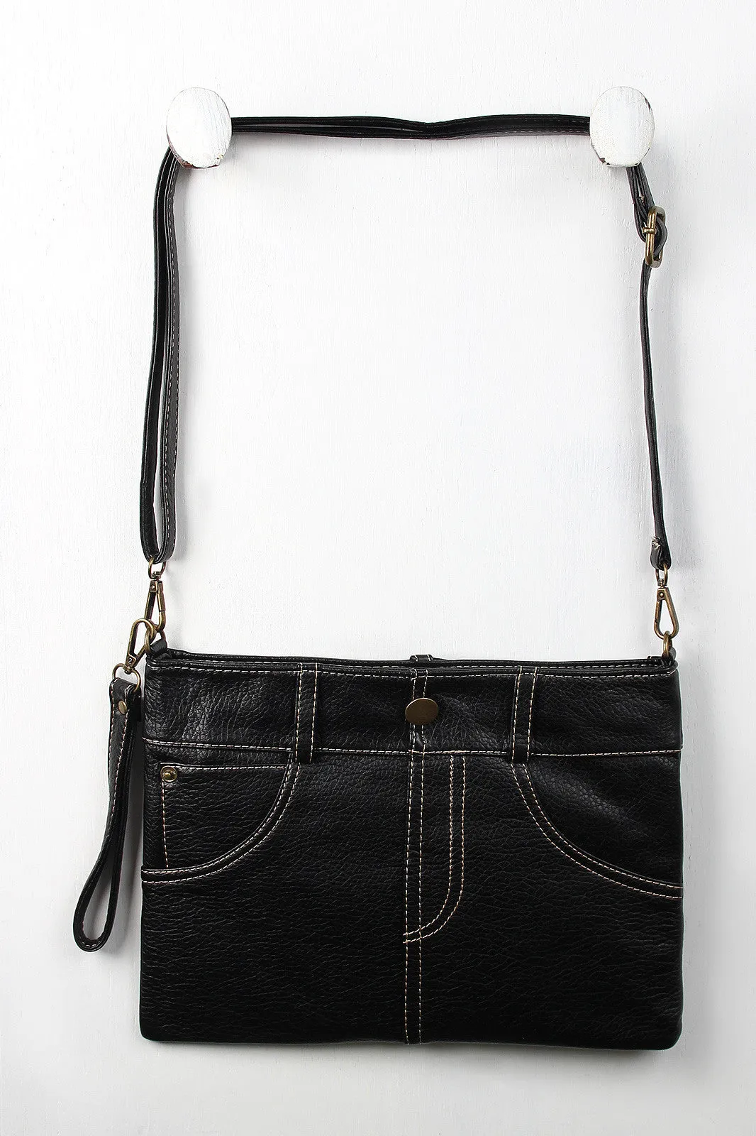 Unique Bag Creative Clutch Leather Vegan Skirt