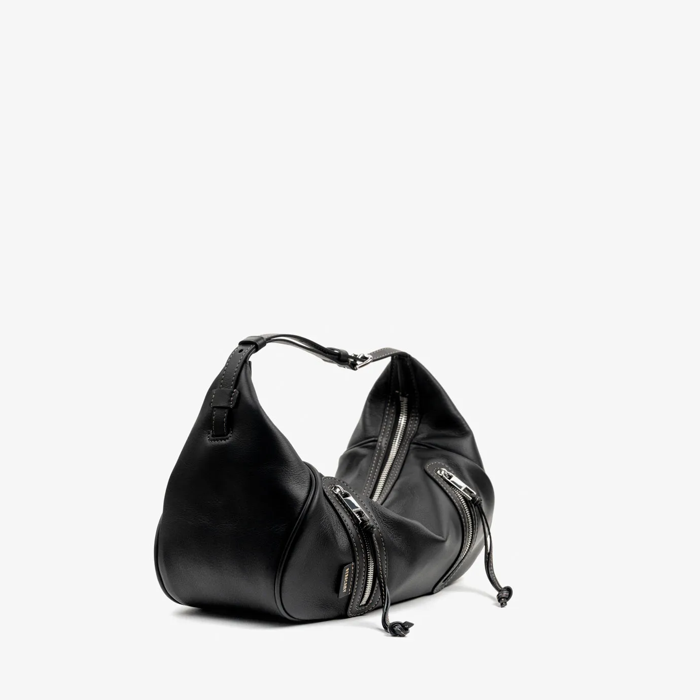 Ursula V11 2-Way Drape Petit Sac Hobo/Sac Bandoulière - Noir