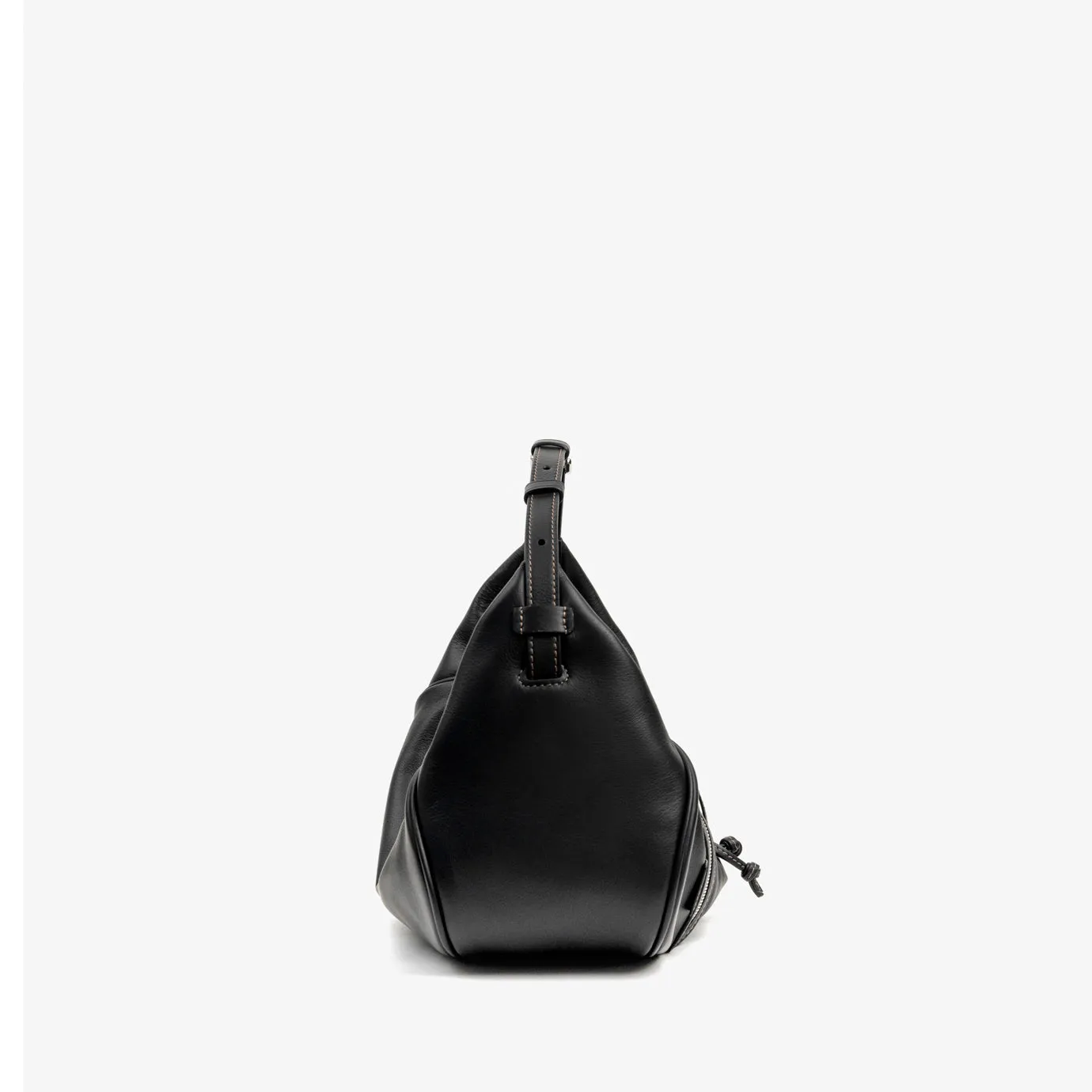 Ursula V11 2-Way Drape Petit Sac Hobo/Sac Bandoulière - Noir