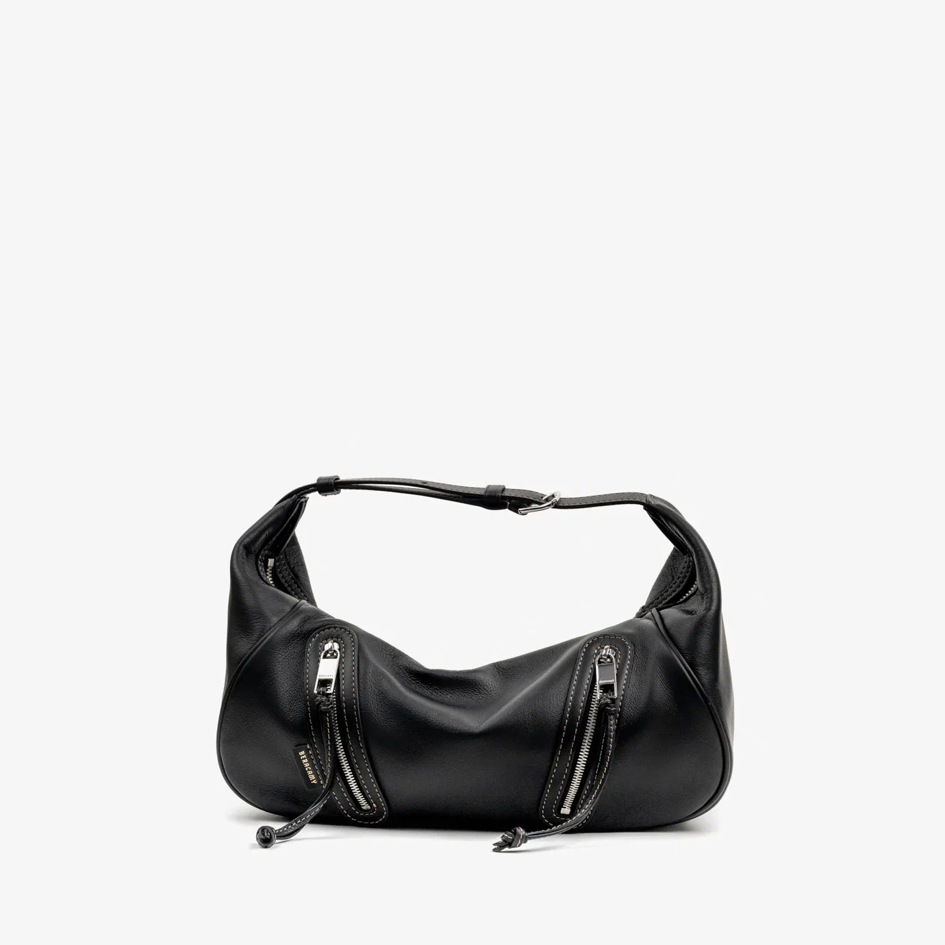 Ursula V11 2-Way Drape Petit Sac Hobo/Sac Bandoulière - Noir