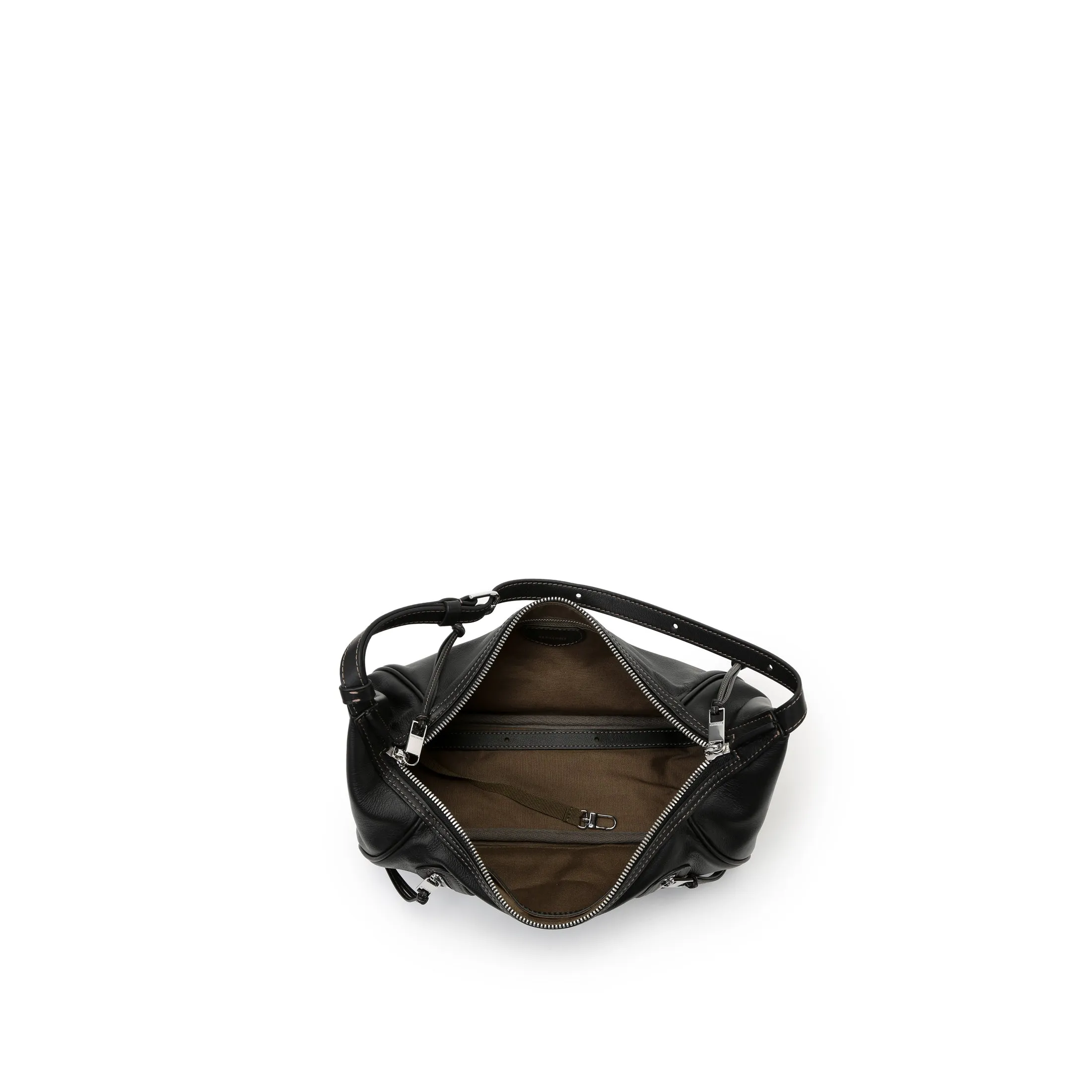 Ursula V11 2-Way Drape Petit Sac Hobo/Sac Bandoulière - Noir