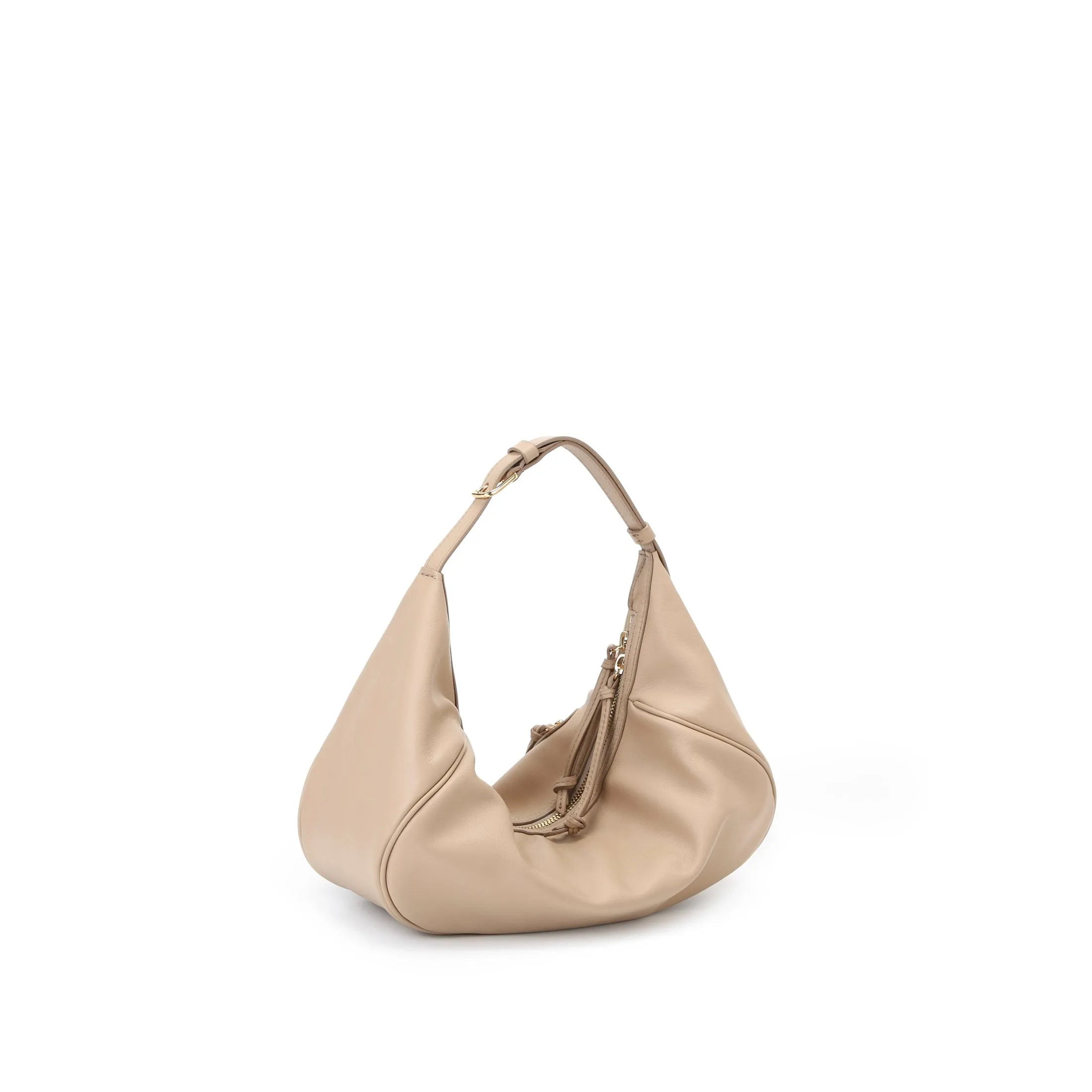 Ursula V11 2-Way Drape Petit Sac Hobo/Sac Bandoulière - Toffee