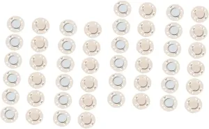Veemoon 2sets 15 Pairs Magnetic Snaps for DIY Crafts Sturdy Clasps for Bags Clothes Handbags Closure Buttons Easy to Install Replace for Sewing Projects 15pairs*2