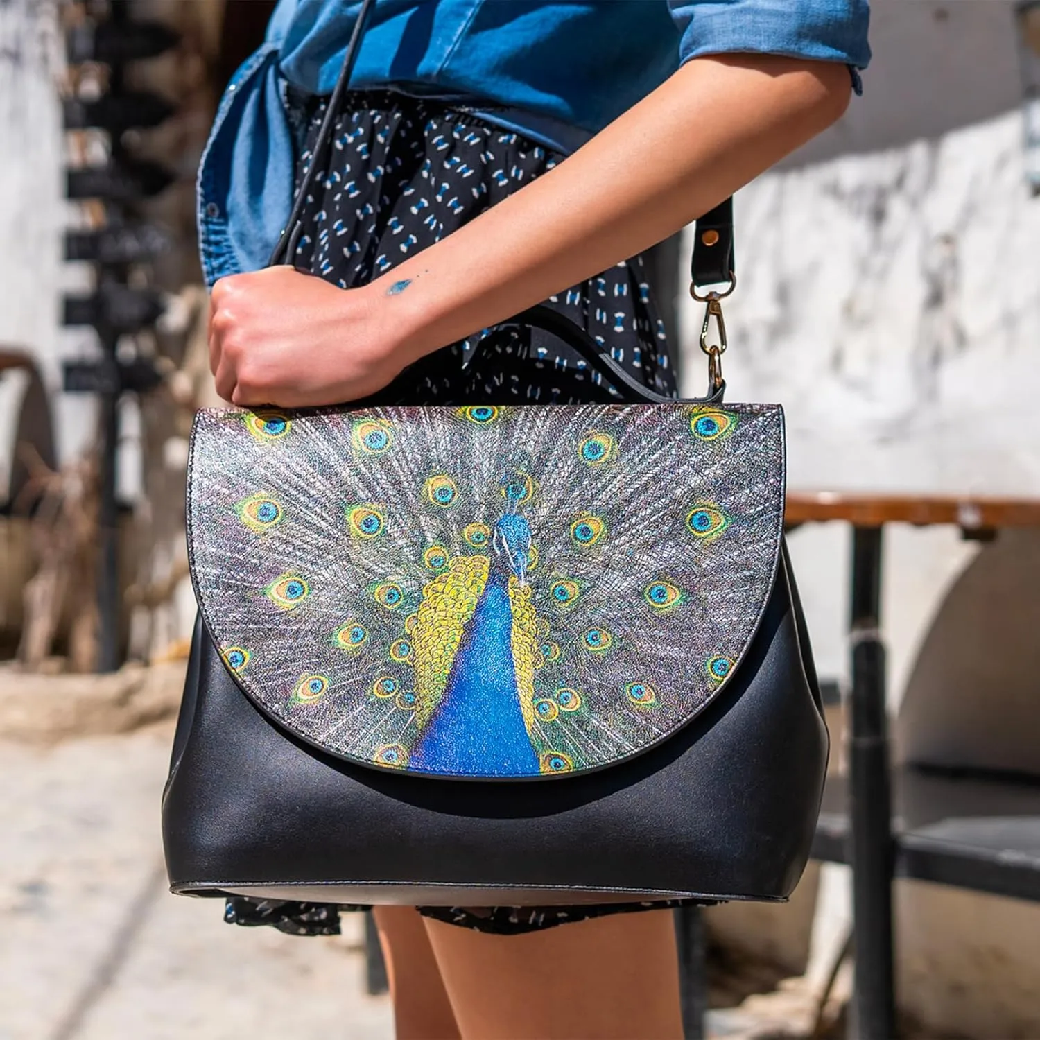 Vegan Leather Handbags for Women - Unique Design and Handmade Top-Handle Handbags
