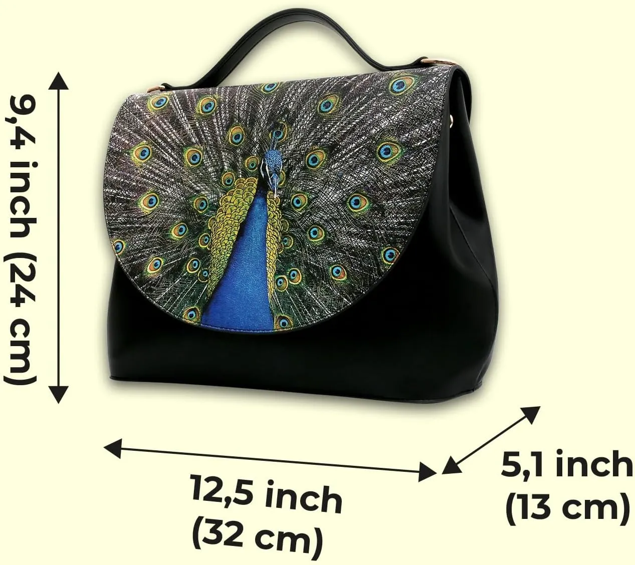 Vegan Leather Handbags for Women - Unique Design and Handmade Top-Handle Handbags