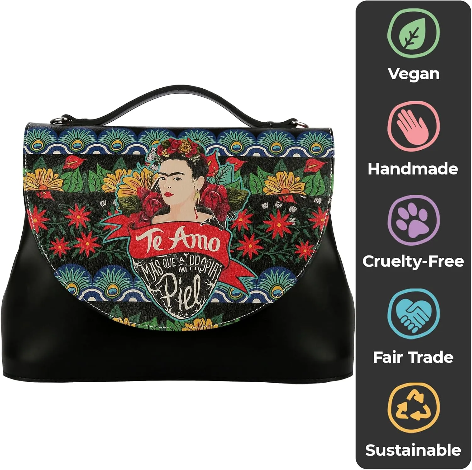 Vegan Leather Handbags for Women - Unique Design and Handmade Top-Handle Handbags