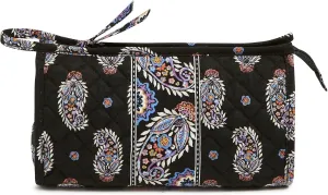 Vera Bradley Cotton Trapeze Cosmetic Makeup Organizer Bag, Twilight Vines