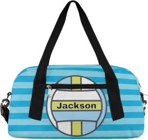 Volleyball Personalized Kids Duffel Bags for Boys Personalized Sport Gym Bag Customized Overnight Duffel Bag for Weekender