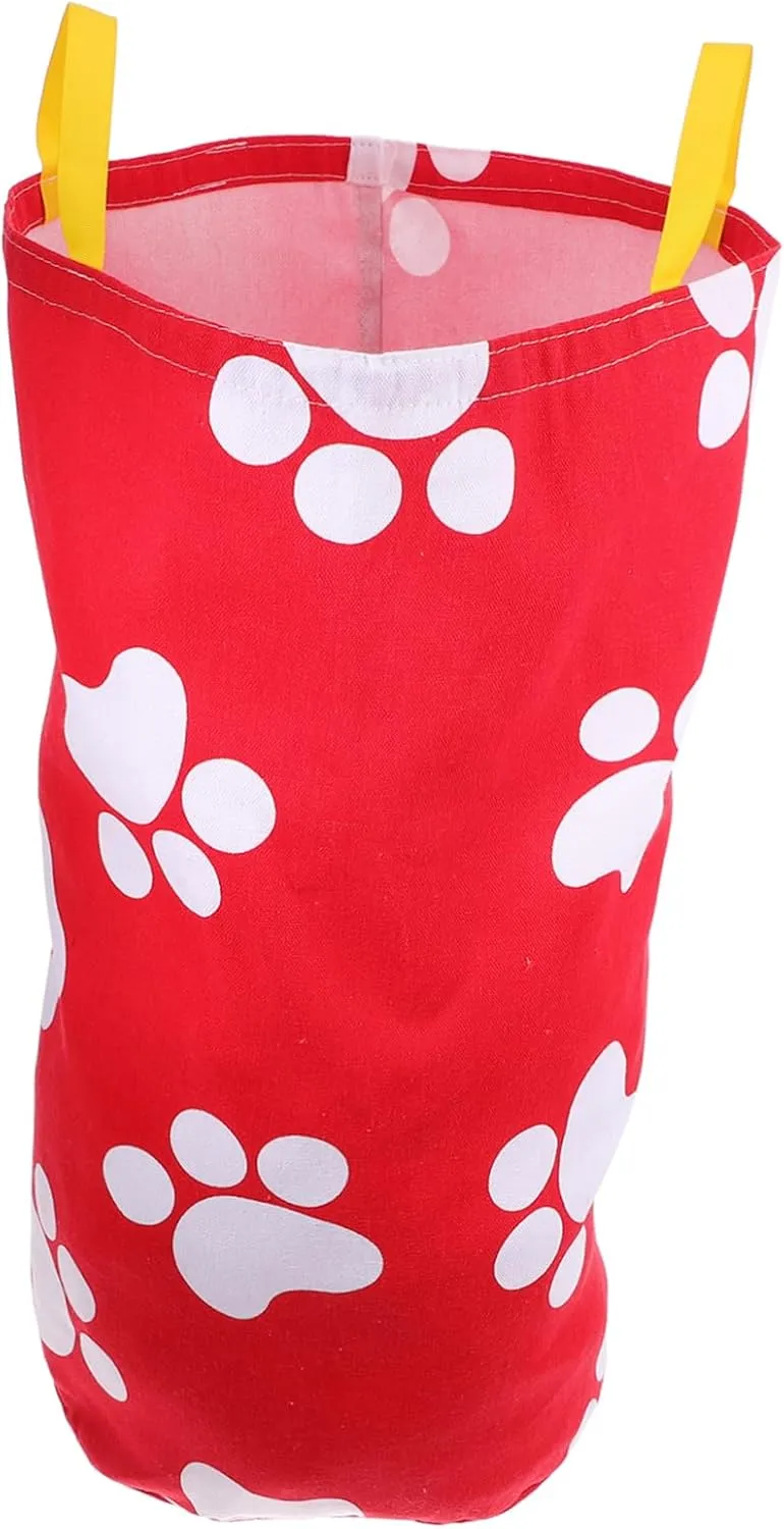 VOSAREA Outdoor Jumping Bag Paw Print Sack Race Bag for Birthday Parties and Family Gatherings Fun Activity