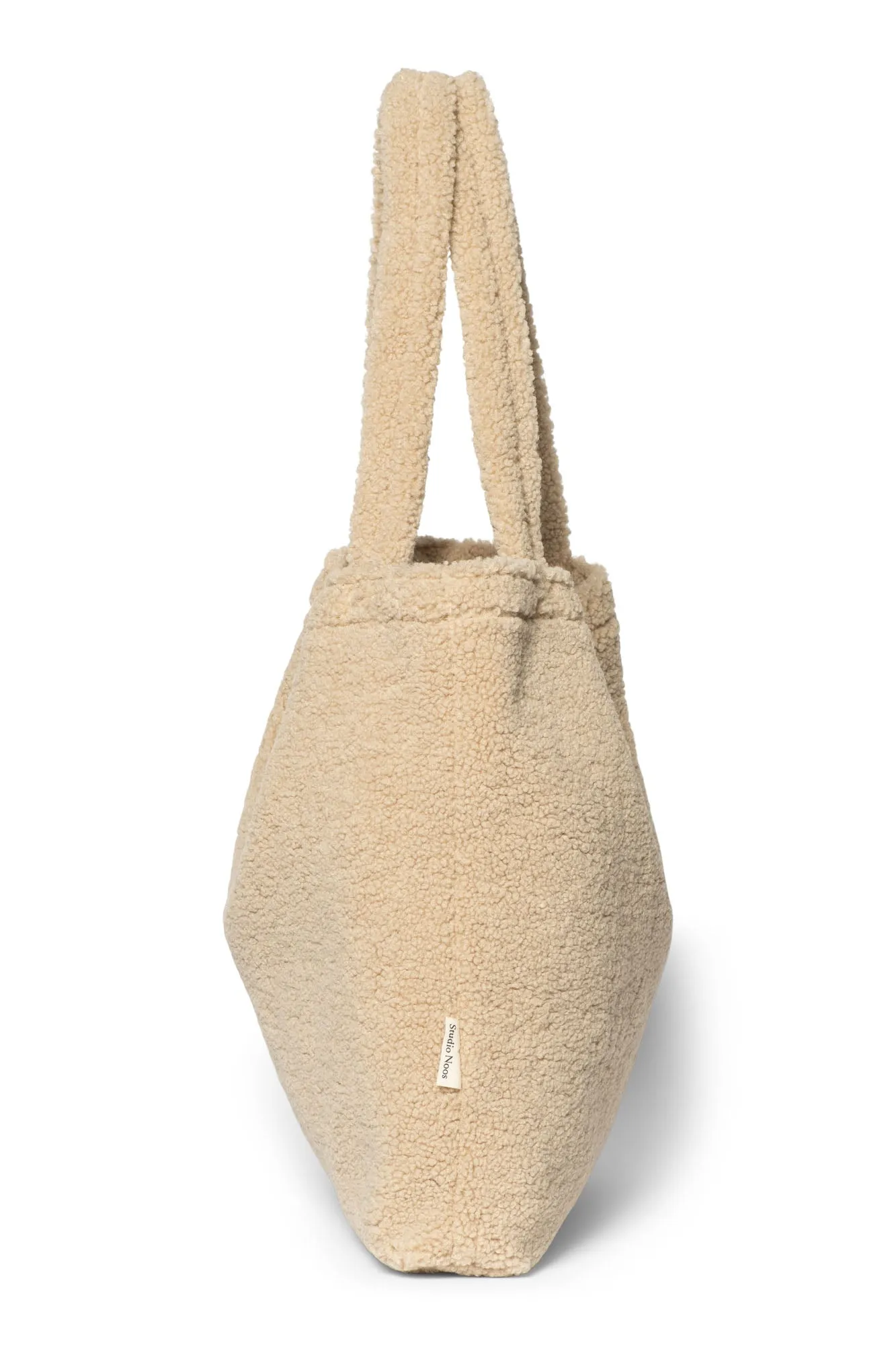 Wollweiße Teddy Mom Bag