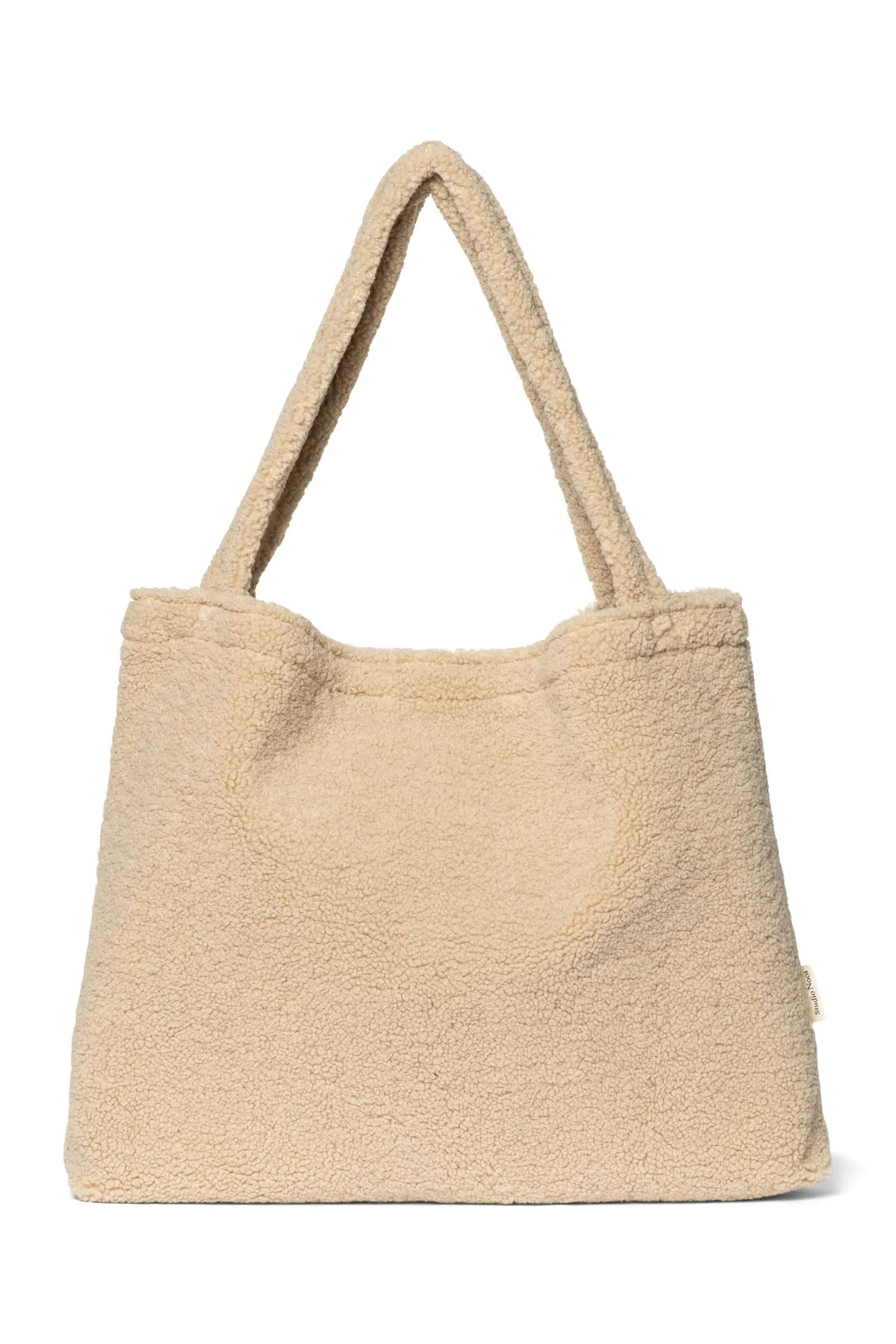 Wollweiße Teddy Mom Bag