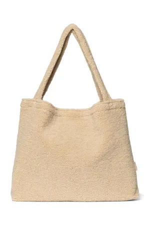 Wollweiße Teddy Mom Bag