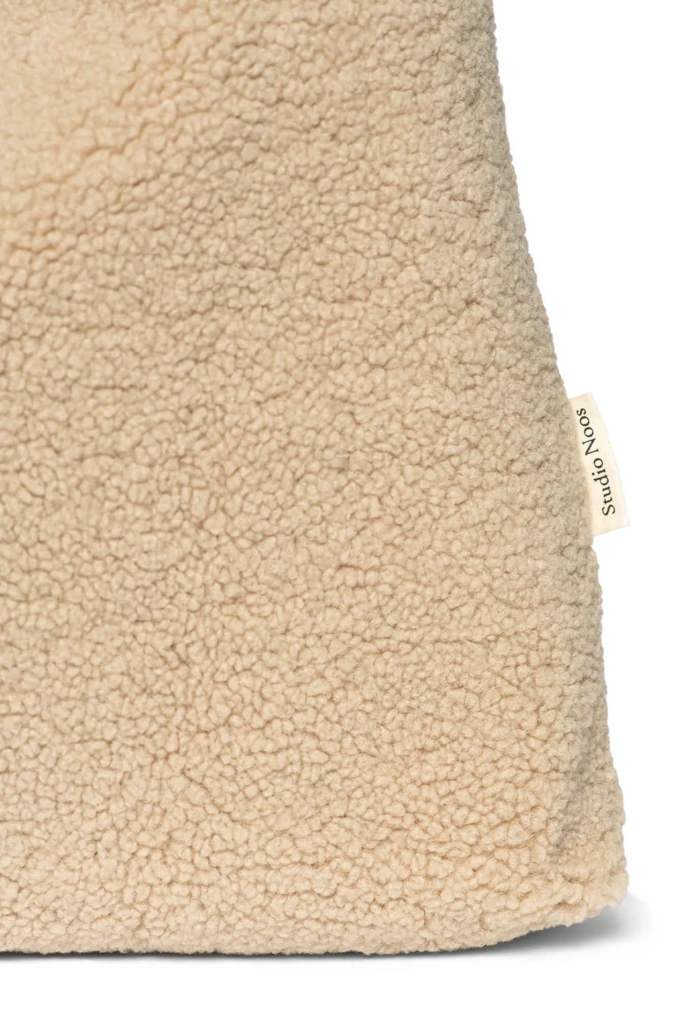 Wollweiße Teddy Mom Bag