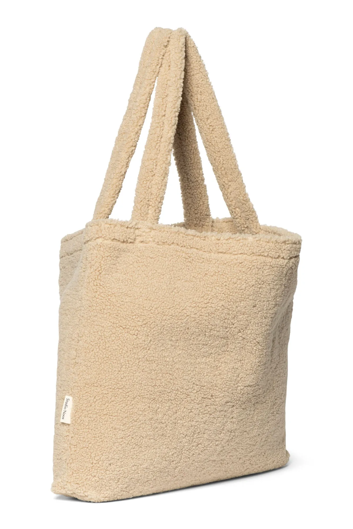 Wollweiße Teddy Mom Bag