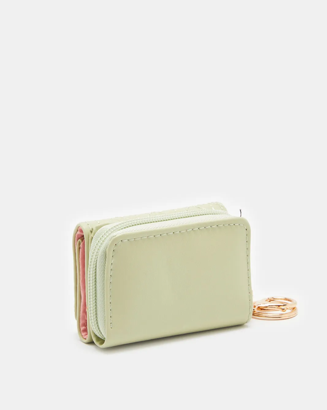 Women Beige Quilted Purse
