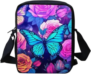 Women Men Small Crossbody Bag Messenger Purse for Traveling Shopping