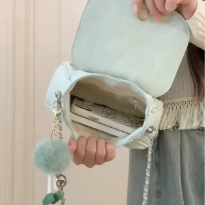 Women's Chain Texture High-grade Exquisite Cell Soft Shoulder Bags